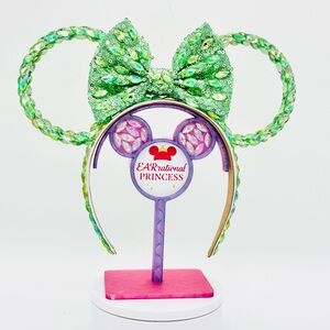 EARrational Princess Green Mickey Ears Fully bedazzled with Green Rhinestones